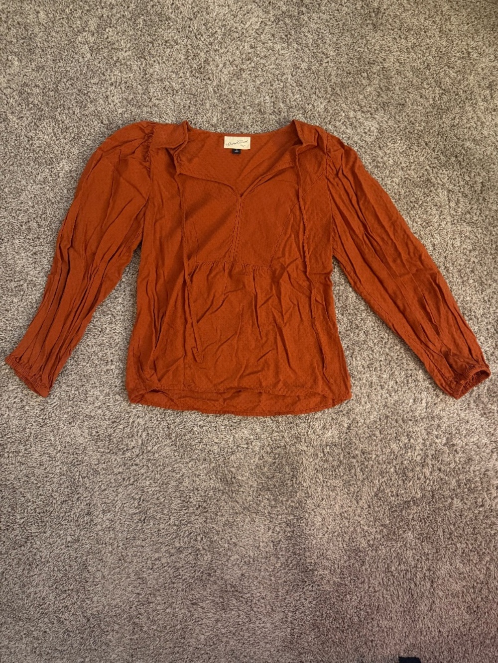 Rust Orange Long Sleeve